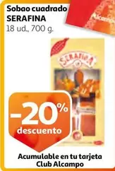 Oferta de Serafina - Sobao Cuadrado en Alcampo