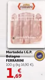 Oferta de Ferrarini - Mortadela I.G.P. Bologna por 1,69€ en Alcampo