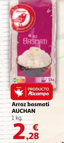 Oferta de Auchan - Arroz Basmati por 2,28€ en Alcampo