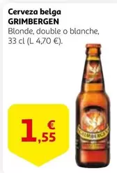 Oferta de Grimbergen - Cerveza Belga por 1,55€ en Alcampo