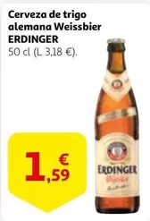 Oferta de Erdinger - Cerveza De Trigo Alemana Weissbier por 1,59€ en Alcampo