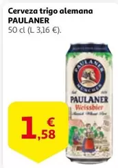 Oferta de Paulaner - Cerveza Trigo Alemana por 1,58€ en Alcampo