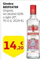 Oferta de Beefeater - Ginebra por 14,2€ en Alcampo