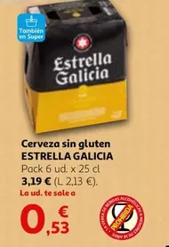 Oferta de Estrella Galicia - Cerveza Sin Gluten por 3,19€ en Alcampo