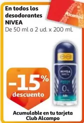 Oferta de Nivea - En Todos Los Desodorantes en Alcampo