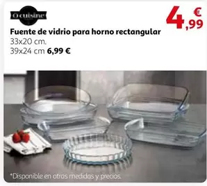 Oferta de Fuente De Vidrio Para Horno Rectangular por 4,99€ en Alcampo