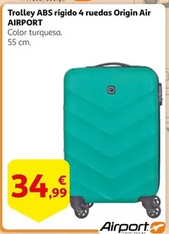 Oferta de ABS - Trolley Abs Rigido 4 Ruedas Origin Air por 34,99€ en Alcampo
