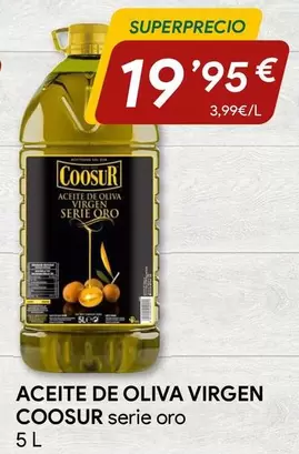 Oferta de Coosur - Aceite De Oliva Virgen por 19,95€ en Masymas