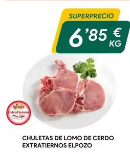 Oferta de Elpozo - Chuletas De Lomo De Cerdo Extratiernos por 6,85€ en Masymas