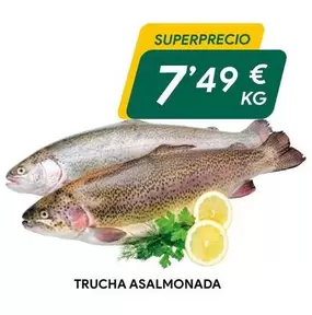 Oferta de Trucha Asalmonada por 7,49€ en Masymas