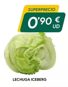 Oferta de Lechuga Iceberg por 0,9€ en Masymas
