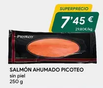 Oferta de Salmon Ahumado por 7,45€ en Masymas