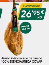 Oferta de ESENCIA ÚNICA COVAP - Jamón Ibérico Cebo De Campo 100% por 26,95€ en Masymas