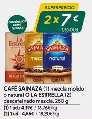Oferta de Saimaza - Café por 4,19€ en Masymas