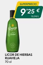 Oferta de Ruavieja - Licor De Hierbas por 9,25€ en Masymas