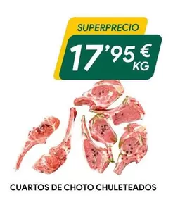 Oferta de Cuartos De Choto Chuleteados por 17,95€ en Masymas