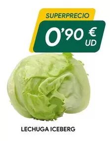 Oferta de Lechuga Iceberg por 0,9€ en Masymas