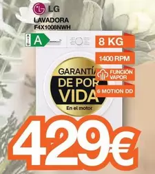Oferta de LG - Lavadora F4x1008nwh por 429€ en Expert