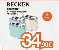 Oferta de Becken - Tostador Bt3/766bl por 34,9€ en Expert
