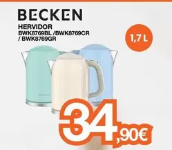 Oferta de Becken - Bwk8769bl/bwk8769cr por 34,9€ en Expert