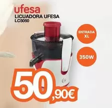 Oferta de Ufesa - Licuadora Lc5050 por 50,9€ en Expert