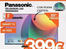 Oferta de Panasonic - Televisor Led Tb55w60aez por 399€ en Expert