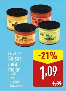 Oferta de La Villa - Salsas Para Mojar por 1,09€ en ALDI