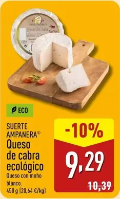 Oferta de Eco - Queso De Cabra logico por 9,29€ en ALDI