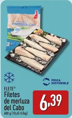Oferta de Filetes De Merluza Del Cabo por 6,39€ en ALDI