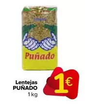 Oferta de Punado - Lentejas   por 1€ en Carrefour