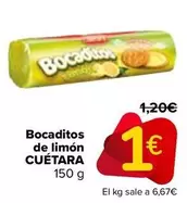 Oferta de Cuétara - Bocaditos  De Limón  por 1€ en Carrefour