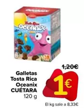 Oferta de Cuétara - Galletas Tosta Rica  Oceanix   por 1€ en Carrefour