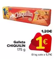 Oferta de Chiquilín - Galleta  por 1€ en Carrefour