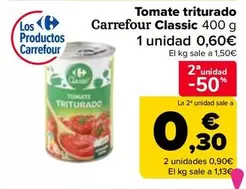 Oferta de Carrefour Classic - Tomate Triturado  en Carrefour