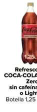 Oferta de Coca-cola - Refresco  Zero  Sin Cafeína  O Light por 1€ en Carrefour