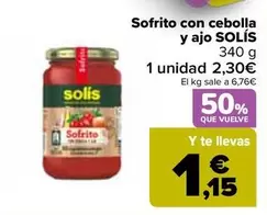 Oferta de Solís - Sofrito Con Cebolla  Y Ajo  en Carrefour