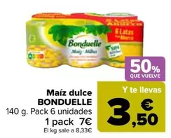Oferta de Bonduelle - Maíz Dulce  en Carrefour