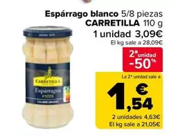 Oferta de Carretilla - Espárrago Blanco  en Carrefour