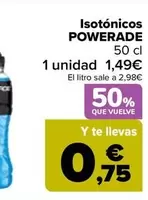 Oferta de Powerade - Isotónicos en Carrefour