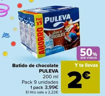 Oferta de Puleva - Batido De Chocolate   en Carrefour