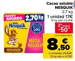 Oferta de Nesquik - Cacao Soluble  en Carrefour