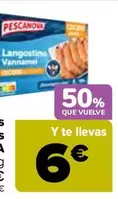 Oferta de Pescanova - Langostinos  Cocidos O Crudos  por 11,99€ en Carrefour