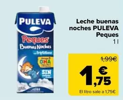 Oferta de Puleva - Leche Buenas Noches Peques por 1,75€ en Carrefour