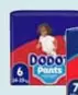 Oferta de Dodot - En Pants Bebé Seco  T4 Pack 62 Unidades  T5 Pack 58 Unidades  T6 Pack 48 Unidades  Y T7 Pack 44 Unidades en Carrefour