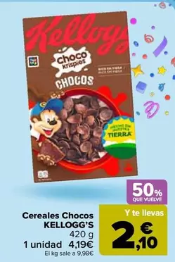 Oferta de Kellogg’s - Cereales Chocos  en Carrefour