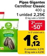 Oferta de Carrefour Classic - Pipas Gigantes  en Carrefour