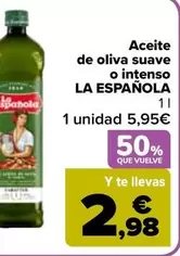 Oferta de La Española - Aceite  De Oliva Suave O Intenso   por 5,95€ en Carrefour