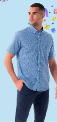 Oferta de TEX - En Camiseta Estampada De 6,99€ O Camisa Manga Corta  De 12,99€  Hombre  en Carrefour