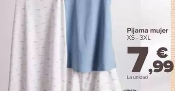 Oferta de Pijama Mujer por 7,99€ en Carrefour