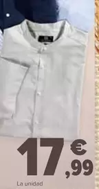 Oferta de TEX - Camisa Manga Corta Con Lino Hombre por 17,99€ en Carrefour
